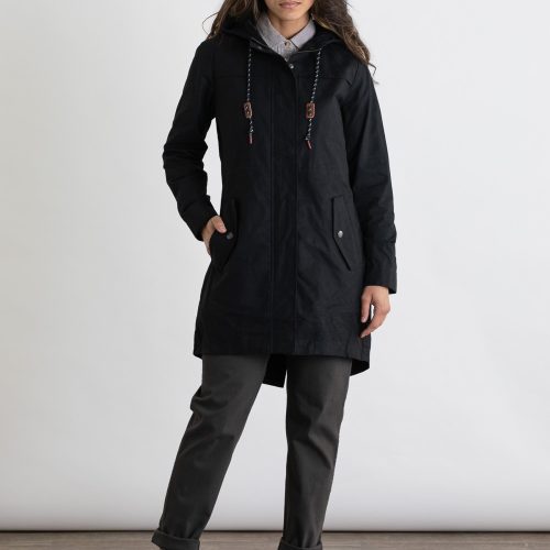 20FW139A A Briar Black Waxed Cotton Rain Jacket 3 3e883edd 8d9c 49cd bf1d 8b3d496fabbd