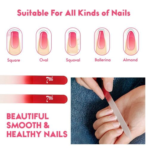 786 cosmetics nail file default title 786 cosmetics crystal nail files pack of 10 colors 39625773252839