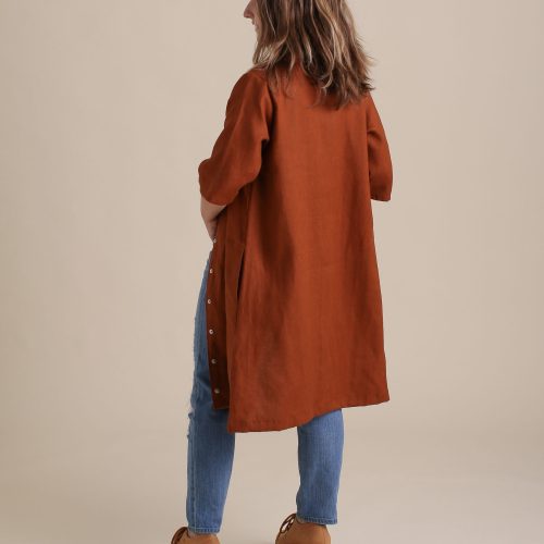 Amanda Revolution Dress Rust Linen 2 59fd3b1a 81c9 4ab9 bb37 d5c62842611e