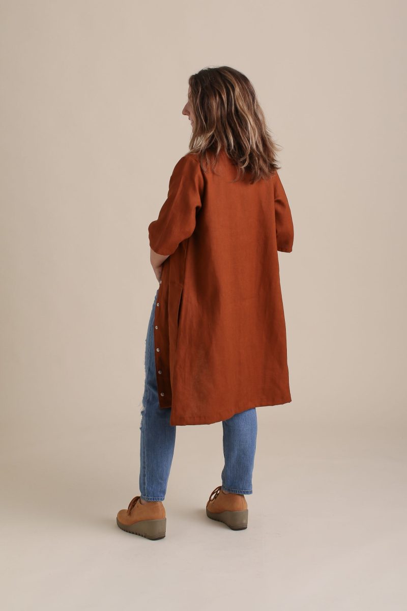 Amanda Revolution Dress Rust Linen 2 59fd3b1a 81c9 4ab9 bb37 d5c62842611e