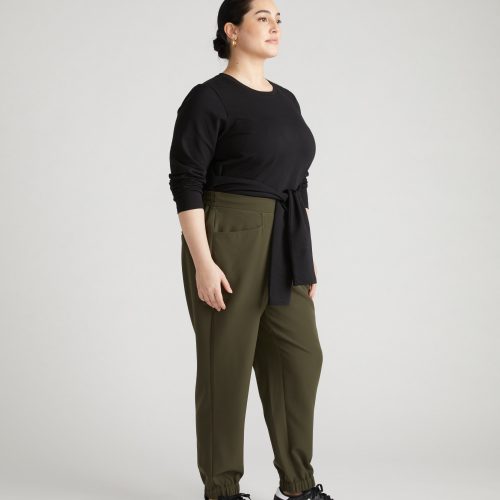 Athleisure Jogger Dark Olive USPA1555 164 003 052