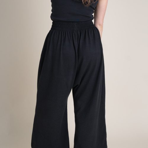 Audra Weekend Pants Full Length Black Jersey 1