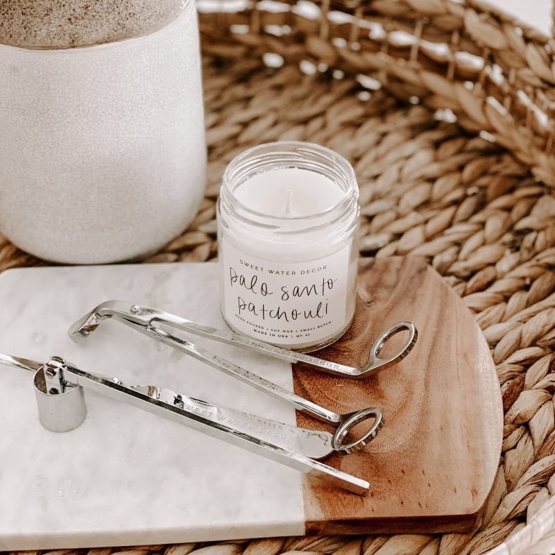 C041 PALO SANTO PATCHOULI CANDLE CK003 SILVER CANDLE CARE KIT 2022 LIFESTYLE SWEET WATER DECOR 1