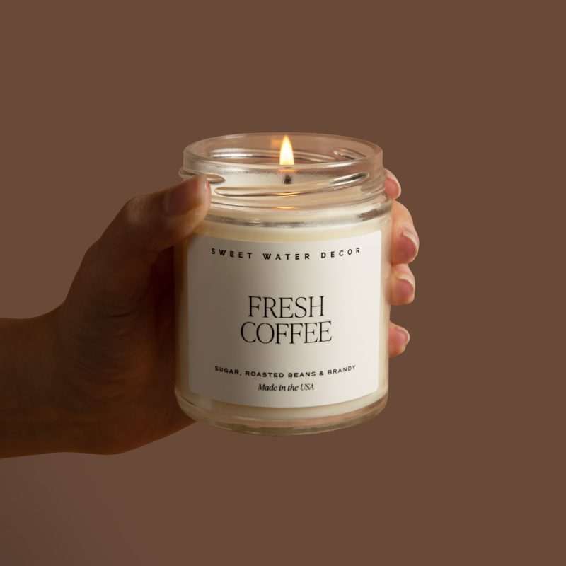 C104 FRESH COFFEE CLEAR CANDLE SOONA MARCH 2023 SWEET WATER DECOR 7