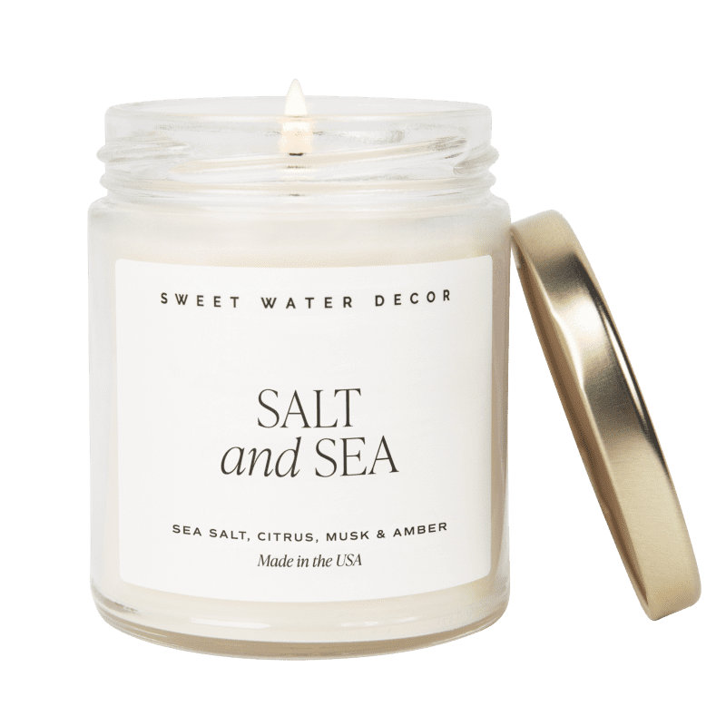 C135 SALT AND SEA 2023 CLEAR CANDLE SWEET WATER DECOR WB