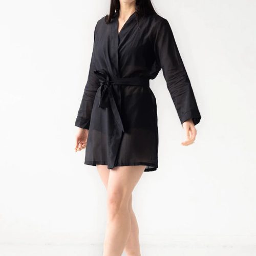 Classic short robe cotton 6