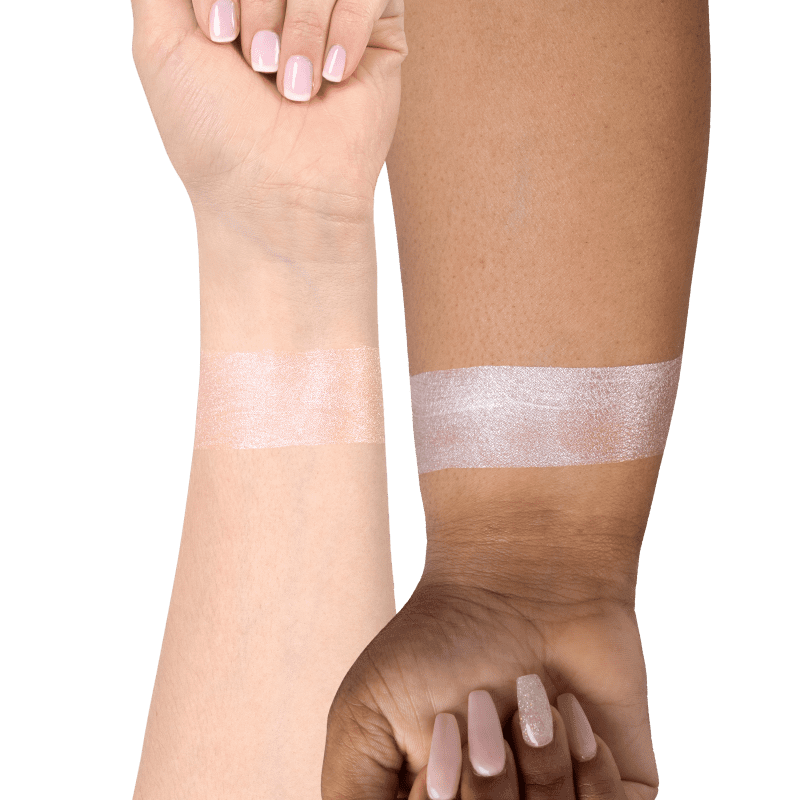 Cupid liquid highlighter arm swatch