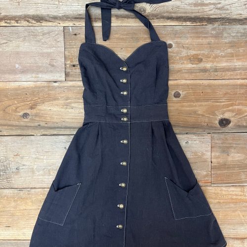 Field Day Bedding Dress Medium Charcoal with Ash Back Patch