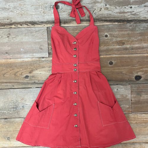 Field Day Bedding Dress Small Red