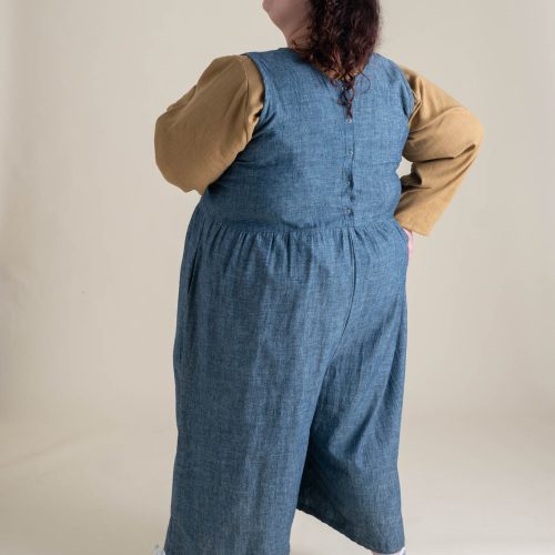 Francie Backyard Jumpsuit Indigo Jumpsuit Hemp Cotton 1