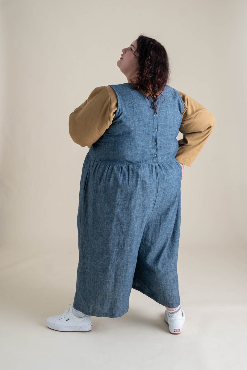 Francie Backyard Jumpsuit Indigo Jumpsuit Hemp Cotton 1