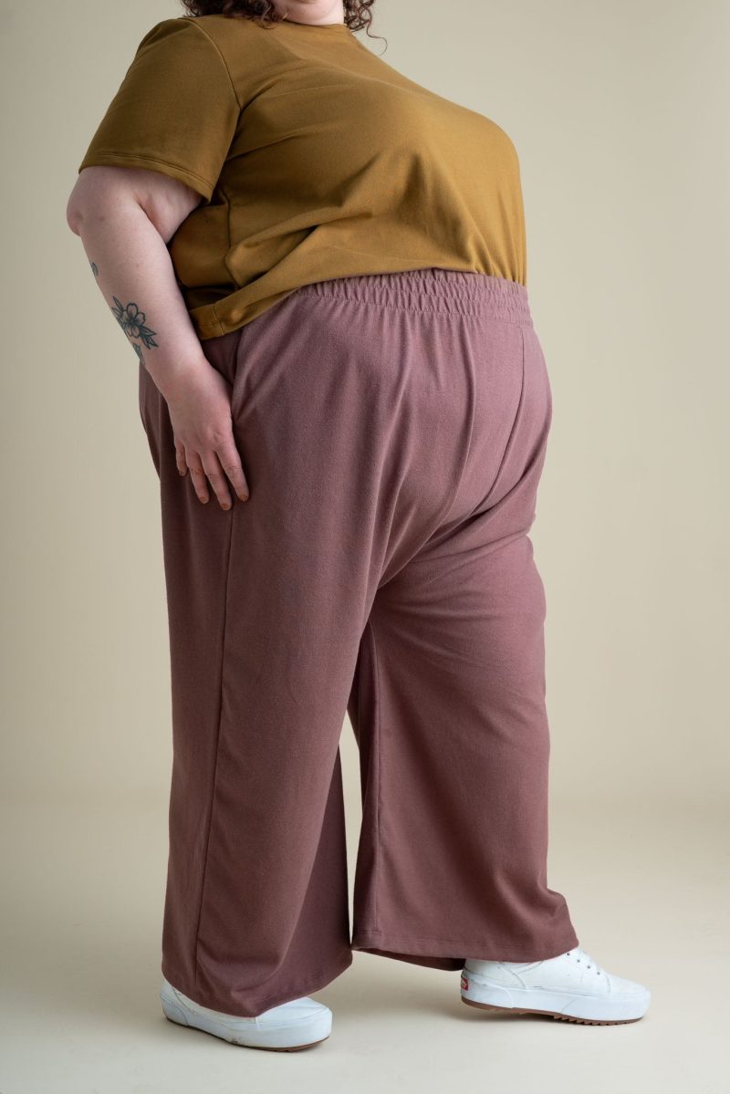 Francie Weekend Pants Russet Full Length Hemp Cotton Jersey 2