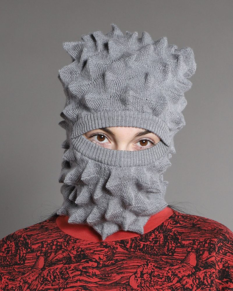 Gray balaclava