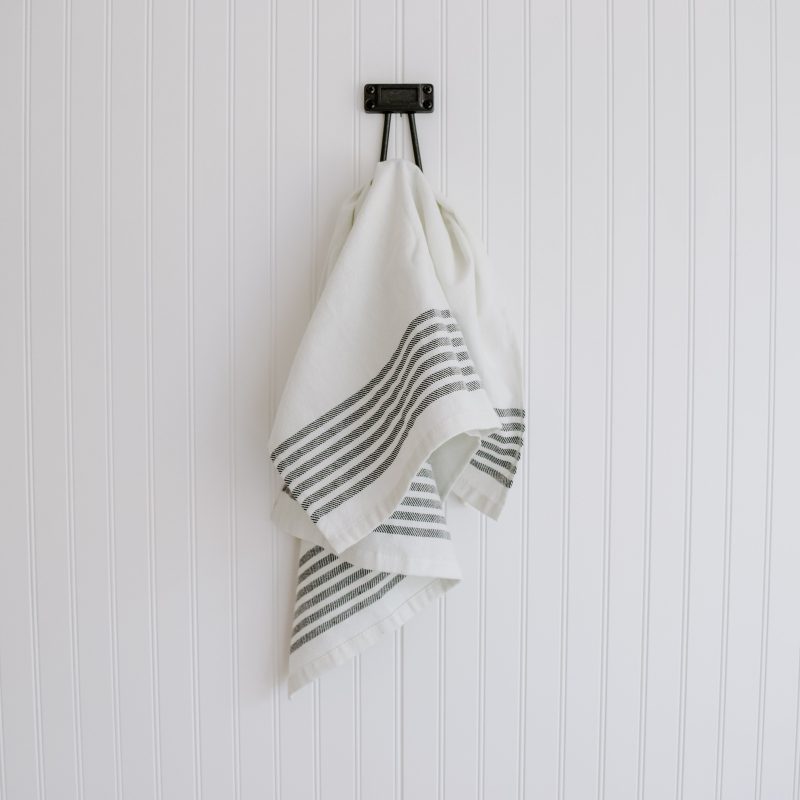 HT009 HORIZONTAL STRIPE HAND TOWEL SIX STRIPE TURKISH COTTON BAMBOO SWEET WATER DECOR 161