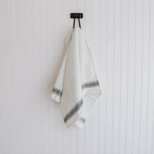 HT010 HORIZONTAL STRIPE HAND TOWEL THREE STRIPE TURKISH COTTON BAMBOO SWEET WATER DECOR 158