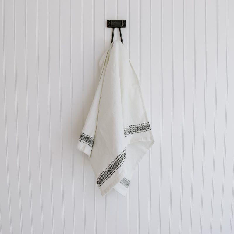 HT010 HORIZONTAL STRIPE HAND TOWEL THREE STRIPE TURKISH COTTON BAMBOO SWEET WATER DECOR 158