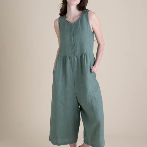 Hannah Backyard Jumpsuit Agave 3