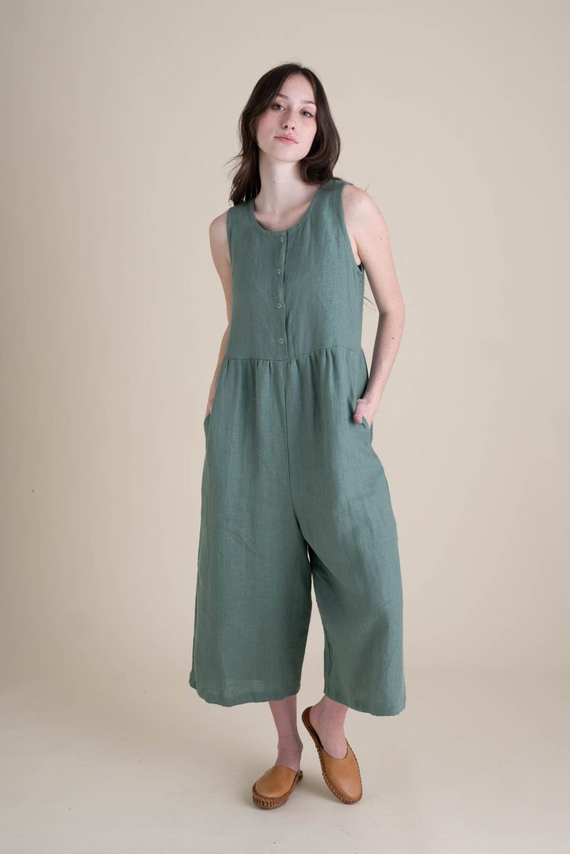 Hannah Backyard Jumpsuit Agave 3