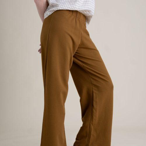 Hannah Greta Pant Almond French Terry 2