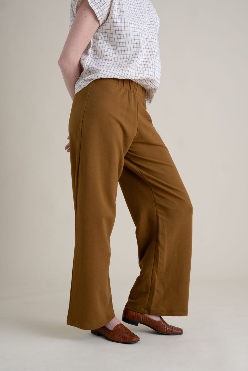 Hannah Greta Pant Almond French Terry 2