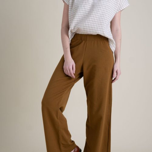 Hannah Greta Pant Almond French Terry 4