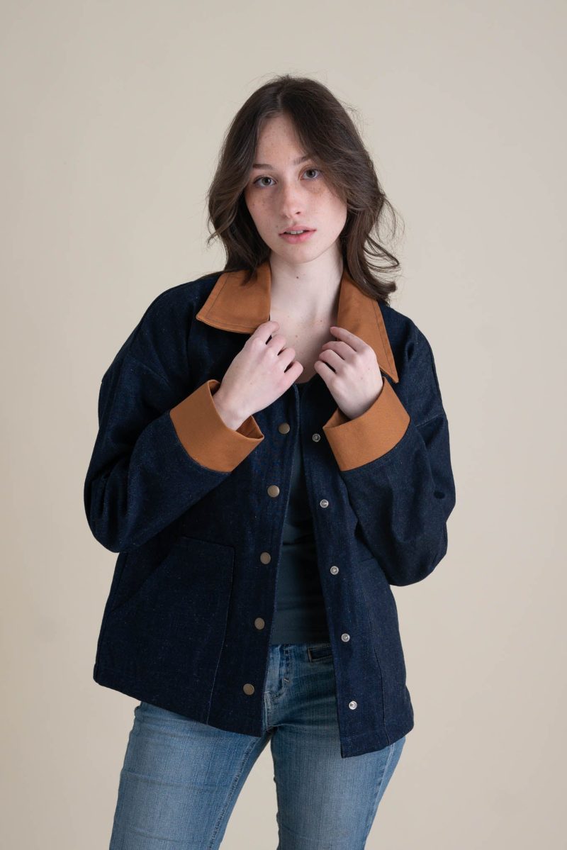 Hannah Homestead Jacket Denim Caramel 13