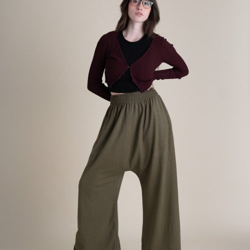 Hannah Weekend Pants Full Length Moss Jersey 3