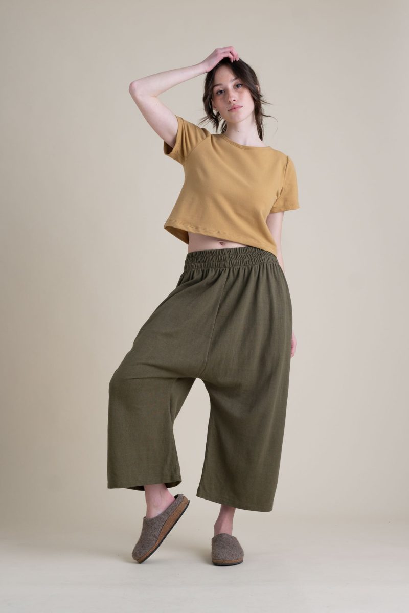 Hannah Weekend Pants Moss Jersey 3