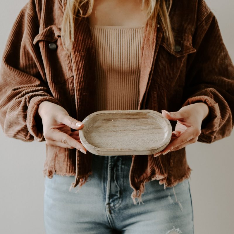 JD021 RUSTIC WOOD TRAY 4 22 SWEET WATER DECOR 2