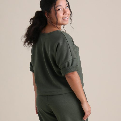 Jasmine Chloe Tee Forest Fleece 5