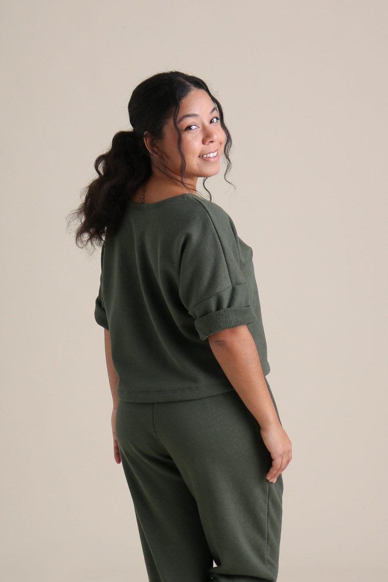 Jasmine Chloe Tee Forest Fleece 5