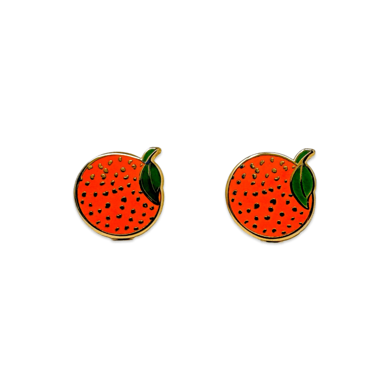 JennyLemons EnamelEarrings Orange 1