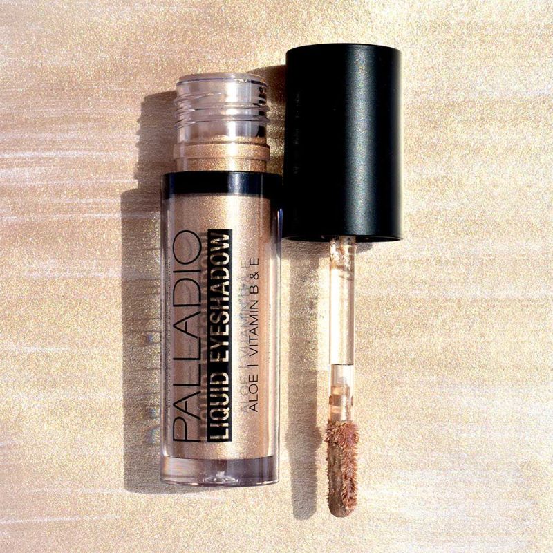 LE02 goldstone liquid eyeshadow main image with swatch