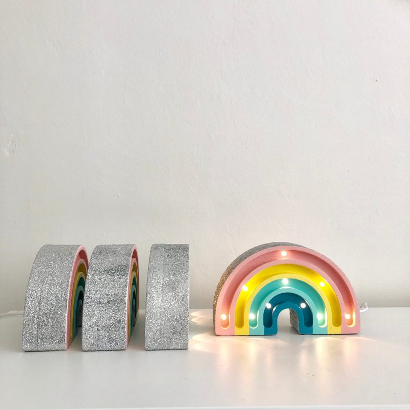 Little Lights Mini Rainbow Glitter Pastel