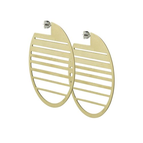 Ocaso hoop earrings brass betsy iya 02