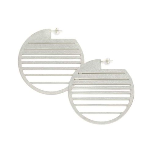 Ocaso hoop earrings silver betsy iya 01