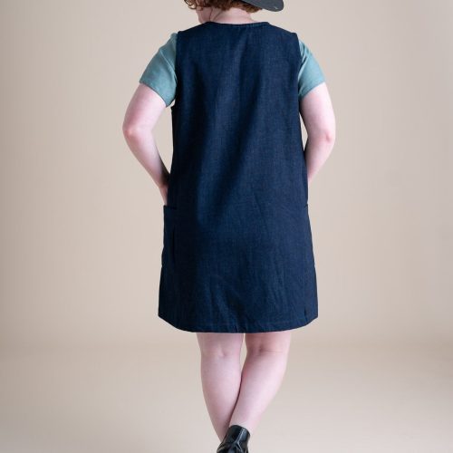 Olivia Snap Smock Indigo Denim Cotton 1 1