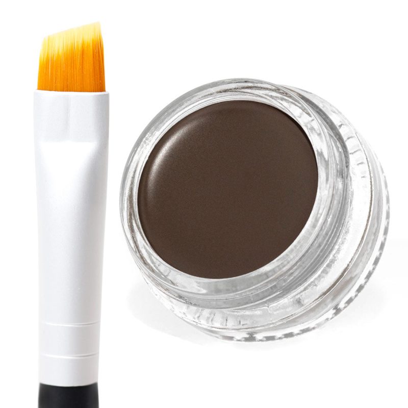 PBWKIT03 dark brown brow pomade angle liner brush kit