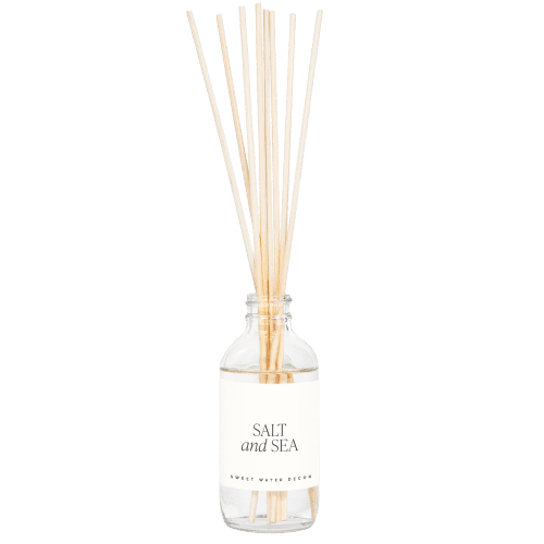 R135C SALT AND SEA CLEAR REED DIFFUSER BOX WB SOONA MAY 2023 SWEET WATER DECOR 2