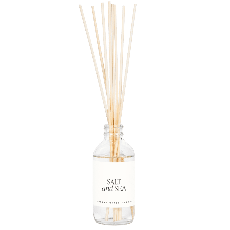 R135C SALT AND SEA CLEAR REED DIFFUSER BOX WB SOONA MAY 2023 SWEET WATER DECOR 2