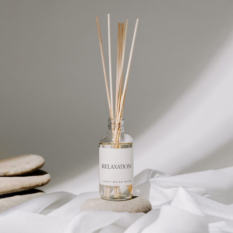 R145C RELAXATION CLEAR REED DIFFUSER SOONA MAY 2023 SWEET WATER DECOR 3