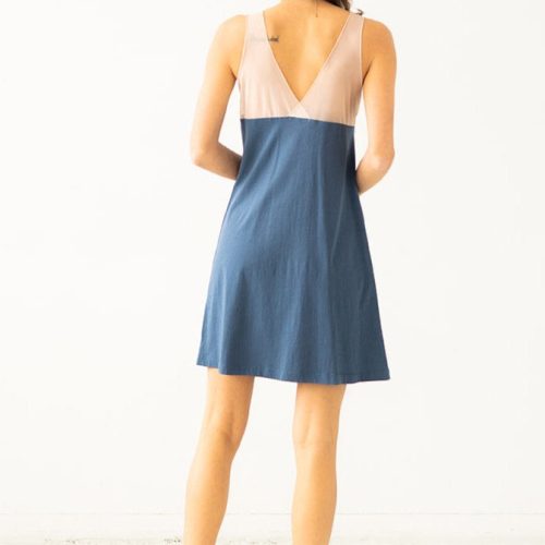 Riviera Gown Sailor Blue Back