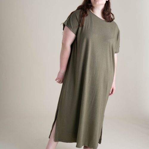 Sarah Cairo Dress Moss Jersey 3