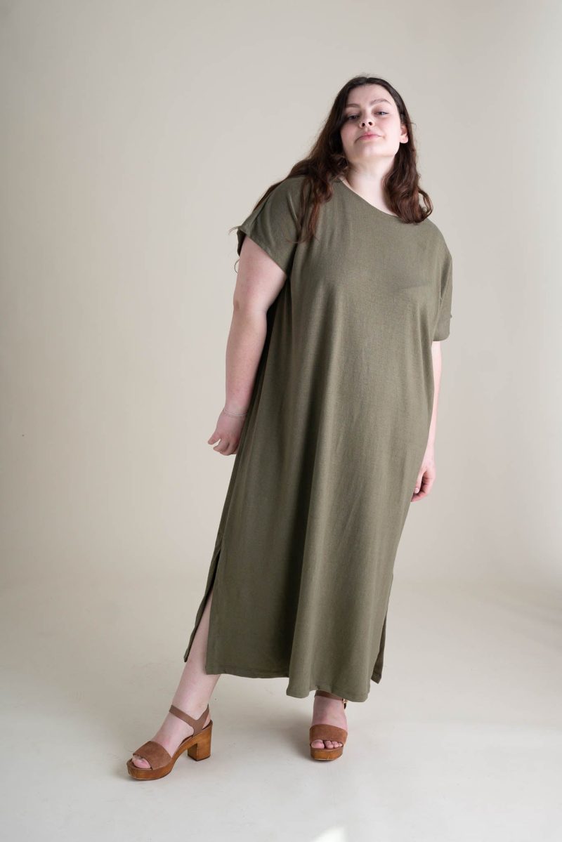 Sarah Cairo Dress Moss Jersey 3