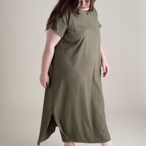 Sarah Cairo Dress Moss Jersey 4