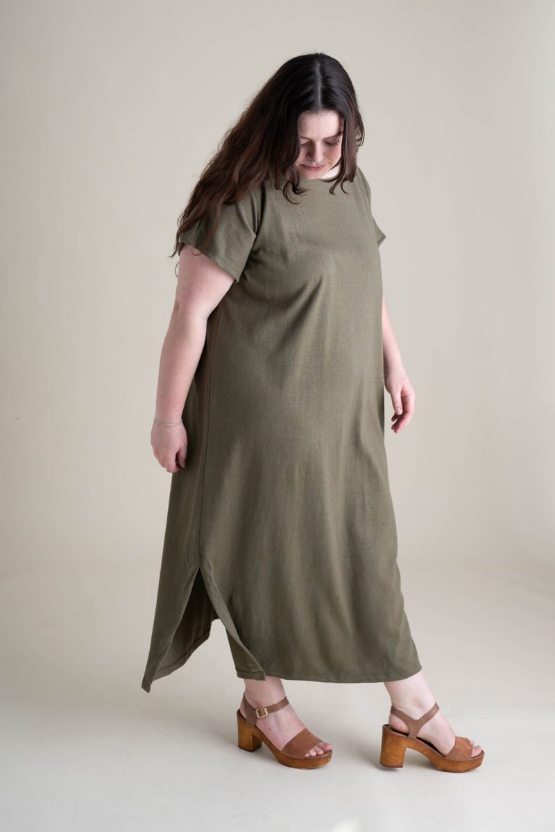 Sarah Cairo Dress Moss Jersey 4