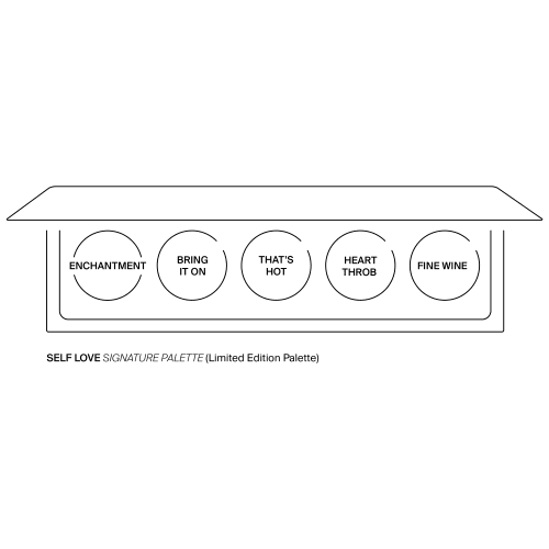 Self love siganture palette diagram