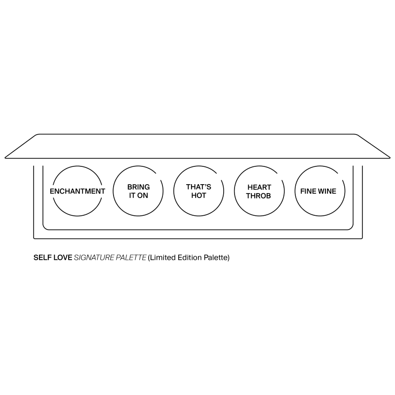 Self love siganture palette diagram