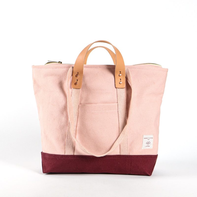 SmallZipperTote Pink Plum3