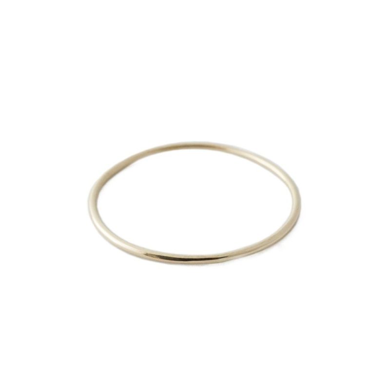 Smooth Ring gold 1